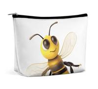 Travel Makeup Bag Large Capacity Cosmetic Bags for Women Waterproof Portable Cosmetic Bag Storage Bag I Love My Dog Dachshunds Printed Toiletry Bag, Honey Bee, One Size