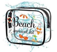 Travel Makeup Bag | Large Capacity Waterproof Storage, Travel Makeup Bag for Women - for Bathroom, Beach, Pool, Hotel, Holiday, Camping, Men, Women