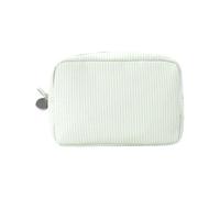 Travel Makeup Bag Portable Cosmetic Bag Stripe Skincare Organisers Small Zippers Bag Lovely Toiletry Bag Coin Purse