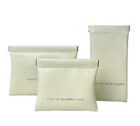 Travel Makeup Bag, PU Leather Makeup Case, Auto Close Makeup Organizer, Portable Cosmetic Bag, Travel Cosmetic Bag, Makeup Organizer, white, riferimento alla descrizione, Please refer to
