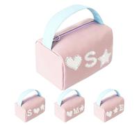 Travel Makeup Bag, Special DIY Gift for Girls and Large Capacity Cosmetic Bag Waterproof Toiletry Bag for Women (Purple S)