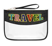 Travel Makeup Bag Travel Lover Gift for Women Cosmetic Bag Birthday Mother's Day Gifts for Traveler Sister Mom Friends Girls Trip Gifts Zipper Toiletry Pouch World Trip Gift