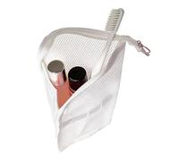 Travel Makeup Brush Bag - Multifunctional Cosmetic Zipper Pouch - Portable Upright Toothbrush Bag, with Elastic Fixing Strap, Can Store Toothbrush and Makeup Brush, Suitable for Camping and Travel