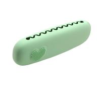 Travel Makeup Brush Case Travel Makeup Brush Bag | Waterproof Silicone Cosmetic Bag | Space Saving Soft Makeup Bag Small Cosmetic Bag, Green, Se référer au descriptif, Refer to description