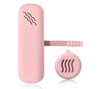Travel Makeup Brush Holder, 2 Portable Silicone Cosmetic Bag, 1 Piece Silicone Brush Holder + 1 Piece Beauty Blender Holder Suitable