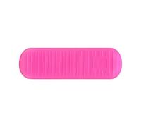 Travel Makeup Brush Holder Silicone Trendy Portable Cosmetic Face Brushes Holder Soft And Sleek-Makeup Tools Organizers Makeup Brush Organizer Travel Case Organizer With Cover Clear Cosmetic