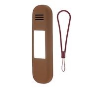 Travel Makeup Brush Holder, Silicone Trendy Portable Cosmetic Face Brushes, Soft and Sleek Tools Organizer Travel Case with Cover Clear Cosmetic Brushes Storage