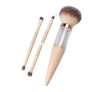 Travel Makeup Brush Set - 5 Pieces Portable Makeup Tool - Eyeshadow Blush Brushes, for Girls, Women, Groomer, Wedding, Bride, Salon, Home, Holiday, Festival, Daily