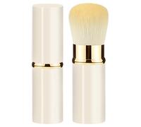 Travel Makeup Brushes - Beginner Friendly Telescopic Small Cosmetic Brushes, Face Powder Brush | Travel Makeup Brush For Foundation Powder, Team Co