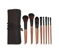 Travel Makeup Brushes Makeup Brush Set 8 Pieces Wooden Handle For Concealer Powder Face Eye Cosmetic Brush Eyeshadow