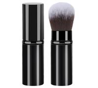 Travel Makeup Brushes - Retractable Beauty Brush Pocket Bottom | Soft Cosmetic Face Applicator, Easy Carrying Powder Tool For Mixing, Use Q