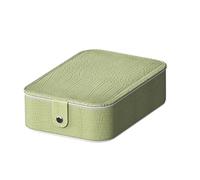 Travel Makeup Case with Mirror Makeup Case with Mirror Portable Carrying Bag, Large Cosmetic Storage Box with Clear Crocodile Leather Structure for Coiff, green, Se référer au descriptif, Refer to