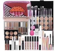Travel Makeup Kit, Makeup Kit For Women Full Kit, Make up Kit for Girls Ages 8-12, Makeup Set For Teens Girls Beginner Make Up Kits For Adult Holiday Gift Set