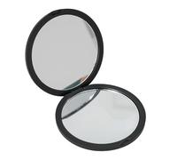 Travel Makeup Mirrored Foldable Design with Double Side Glass Reflection Portable Handheld Round Cosmetic Mirrored Gift Folding Makeup