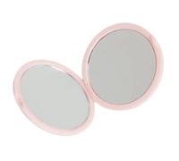 Travel Makeup Mirrored Foldable Design with Double Side Glass Reflection Portable Handheld Round Cosmetic Mirrored Gift Folding Makeup