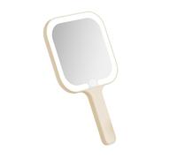 Travel Makeup Mirrour with Light,Hand Mirrour with 3 Colors Light Modes Touch Screens Portable Lighted Beauty Mirrours Lighted Handheld Mirrour