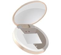 Travel Makeup Mirrour With Uvs Camera For Sunscreen Test Handheld Double Sided Pocket Mirrour For Skin Protections Uvs Sunscreen Camera