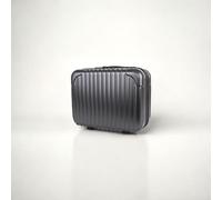 Travel Makeup Vanity Case Lightweight Strap-on Toiletries Organiser JLY Black Large