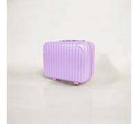 Travel Makeup Vanity Case Lightweight Strap-on Toiletries Organiser JLY Lilac Large
