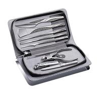 Travel Manicure Set,Nail Clippers Set Pedicure Set, 9Pcs Professional Toenail Clippers Foot Care Tools Stainless Steel Nail Cuticle Nippers r Kits with Luxurious Travel Case Pedicure t