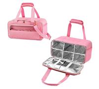 Travel Marker Organiser Bag Adjustable Shoulder Strap High Capacity Multilayer Brush Pen Carrying Case for Painting Tool Marker Storage Case