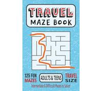 Travel Maze Book: Pocket Size Maze Book 5x8 | Each Puzzle Fills Entire Page - 125 Mazes | Fun Travel Game Activity for Adults, Teens & Older Children | Travel Size | Gift for Holiday or Vacation