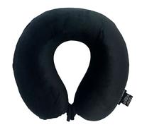 Travel Memory Foam Neck Pillow Ergonomic Long Haul Flight Sleep Aid Pierre Cardin Black One Size