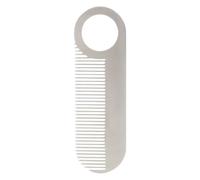 Travel Metal Beard Comb - Compact Small Pocket Combs for Men’s Hair and Beard Grooming, Dresser Hairs Comb for Styling Thinner Hairs, Portable Care Tool, Ideal for Home, Office, or On-The-Go H