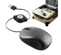 Travel Mice, Portable 3-Button Retractable Computer Mice, Laptop Accessories for PC Desk Work Gamers Programmers Digital Nomads Business Men Conference Room Hotel