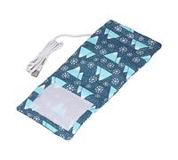 Travel Milk Cooler Bag, Outdoor USB Fire Thermostat Baby Bottle Warmer Case (Snowflake)