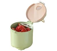 Travel Milk Powder Holder Milk Powder Dispenser | In Travel Storage Pot for Baby Supplements with Separate Compartment for Children
