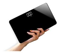 Travel Mini Digital Body Weight Scale - Portable USB-Charged Mirror Scale, Compact 9.8x5.5 in, 50g Precision for Personal Health