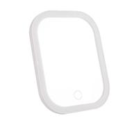 Travel Mirror with Light - 7.3 Inch 3-Color LED Touch Control Mirror | Folding Desk Makeup Vanity Tool, Portable Beauty Mirrors, Rotating Beauty Makeup Mirrors for Women, Girlfriend, School, Bag, an