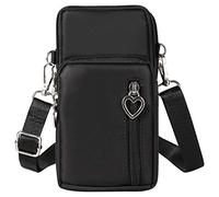 Travel Moblie Phone Shoulder Pouch Crossbody Bag for Samsung Galaxy S24 S23 Ultra A17 A06 A05 A13 A14 A04 A04s A56 iPhone Air, 16 Plus OnePlus 13 12 11 10 Pro (Black)