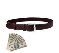 Travel Money Belt Covert Anti-Theft Zippered PU Adjustable