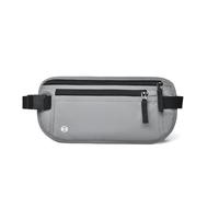 Travel Money Belt Slim Passport Holder Travel Pouch to Protect Cash, Credit Cards and Travel Documents for Hiking(Grey)