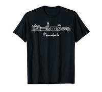 Travel Morocco Map Marrakesh Casablanca Tanjier Fes Vacation T-Shirt