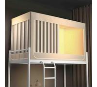 Travel Mosquito Net for Bed - Light-blocking Bed Curtain with Bracket for Student Dormitory and Bunk Beds