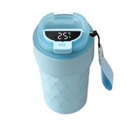 Travel Mug, 510ml Portable Mugs with LED Temperature Display, Leak-Proof Cup for Camping, Home, Travel, Dorm, Compromising Taste and
