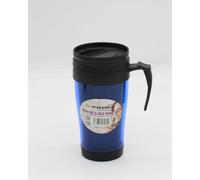 Travel Mug Coffee Cup Insulated Personalised Lid Cute Takeaway Mugs with Handle for Hot and Cold Drinks Durable & Easy Reusable Ideal for Home, Office & Travel