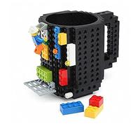 Travel Mug Creative Cups for Milk Coffee Water Build-On Brick Type Holder Building Blocks Design Birthday Gift Mugs