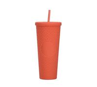 Travel Mug Diamond Cold Water Tumbler Cup with Straw Double Layer Durian with no Logo Mugs