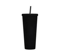 Travel Mug Diamond Cold Water Tumbler Cup with Straw Double Layer Durian with no Logo Mugs