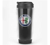 Travel Mug for Alfa Romeo Giulia Stelvio Thermal Mug Leak Proof Insulated Water Bottle Coffe Hot and Cold Drinks Flask,B