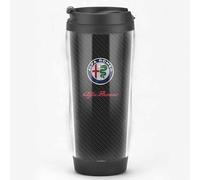 Travel Mug for Alfa Romeo Giulietta Giulia Stelvio Mito 147 156 159 Brera GT Thermal Mug Leak Proof Insulated Water Bottle Coffe Hot and Cold Drinks Flask,B