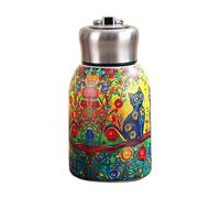 Travel Mug Insulated Cup,Ceramic Travel Mug with Lid and Handle Tall Coffee Cup for Home Office