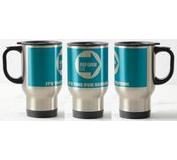 Travel Mug - Reform UK It's Time for Reform - TICE Farage Brexit Political Party Stainless Steel Commuter Flask Mugs