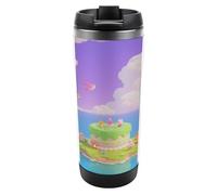 Travel Mug Sea Cake Coffee Cup Reusable Insulated Tumbler with Lid Travel Coffee Mug Stainless Steel Insulated Coffee Tumbler for Coffee Tea and Drinks