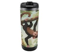 Travel Mug Sea Monkey Coffee Cup Reusable Insulated Tumbler with Lid Travel Coffee Mug Stainless Steel Insulated Coffee Tumbler for Coffee Tea and Drinks