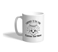 Travel Mug Summer Sunshine Beach Summer Jam Camp Coffee Mug Sister 330ml | Coffee Mugs Thick Porcelain Mug for Milk Anniversary Celebration Love's day